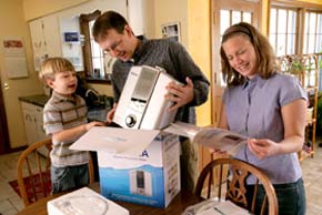 A Family enjoying our water ionizers