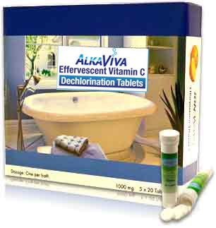 AlkaViva dechlorination bath tablets