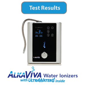 UltraWater Test Results Electric Ionizers